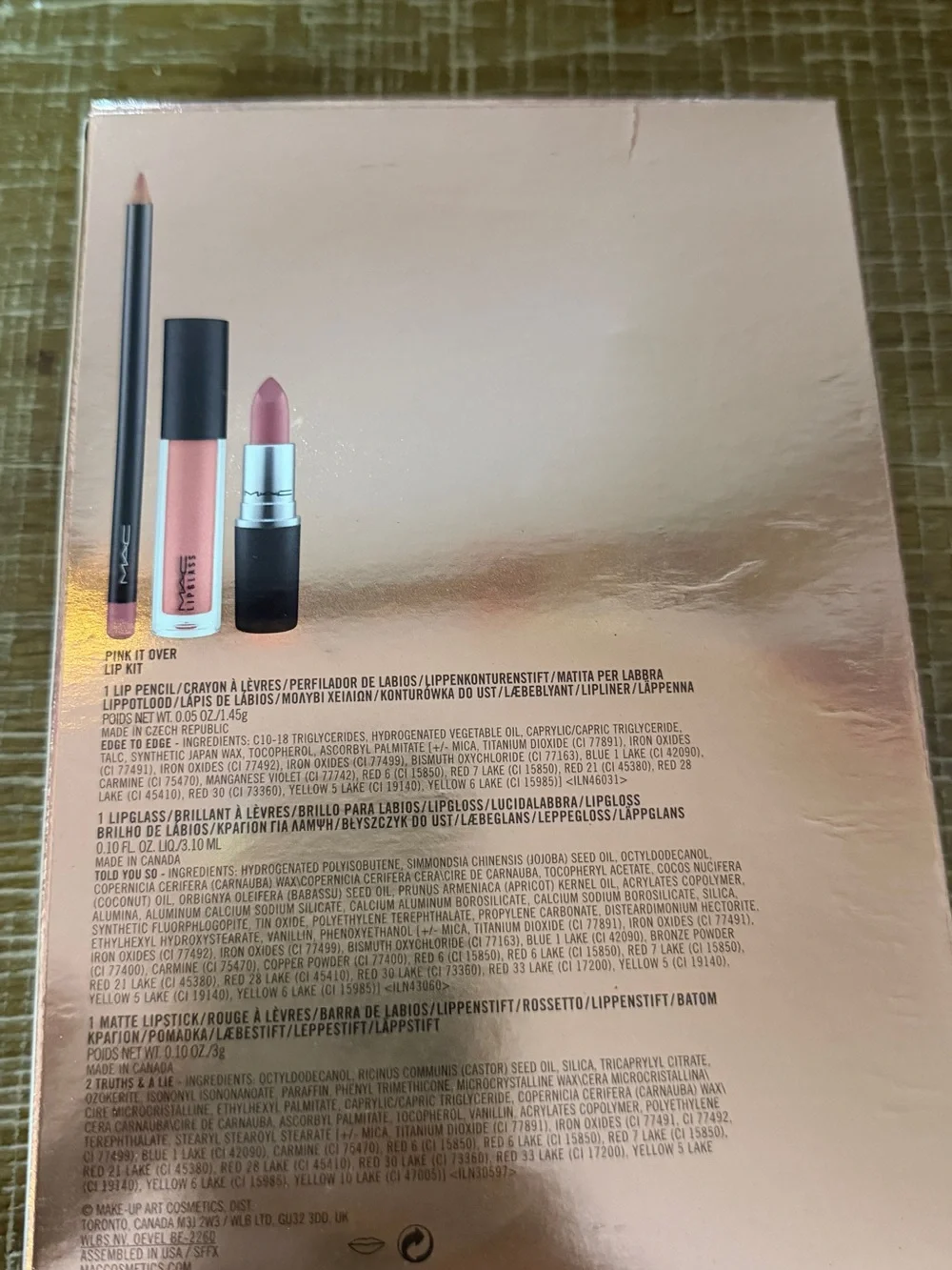 MAC Cosmetics Pink It Over Lip Kit - Soft Rosy Pink